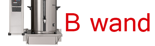 B HW serie wand Bravilor Bonamat rondfilterapparatuur